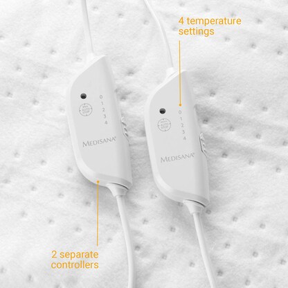 Artikelbild 3 für medisana HU 676 Wärmeunterbett weiß 2x 100 W, Artikelnummer 858144