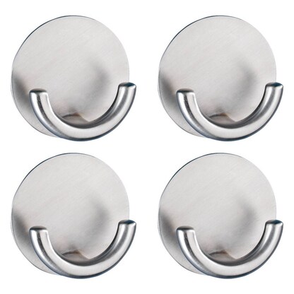 Artikelbild für WENKO Garderobenhaken Rondo mit 4 Haken silber, 4 St., Artikelnummer 806782