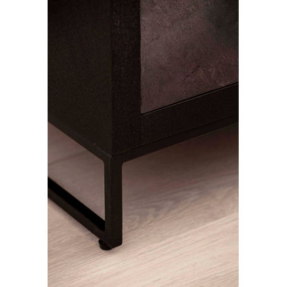 Artikelbild 5 für WOHNLING Nachttisch rechteckig Massivholz schwarz 40,0 x 30,0 x 60,0 cm, 1 St., Artikelnummer 314256