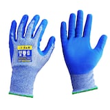 Artikelbild 1 für S&R unisex Arbeitshandschuhe blau Größe 8, 1 Paar, Artikelnummer 316769