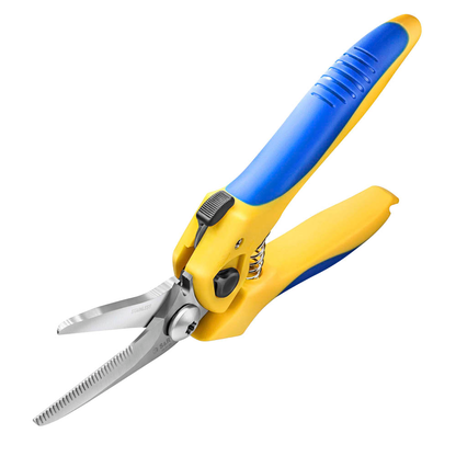 Artikelbild für S&R Schere Allround blau, gelb 205,0 mm, Artikelnummer 390389