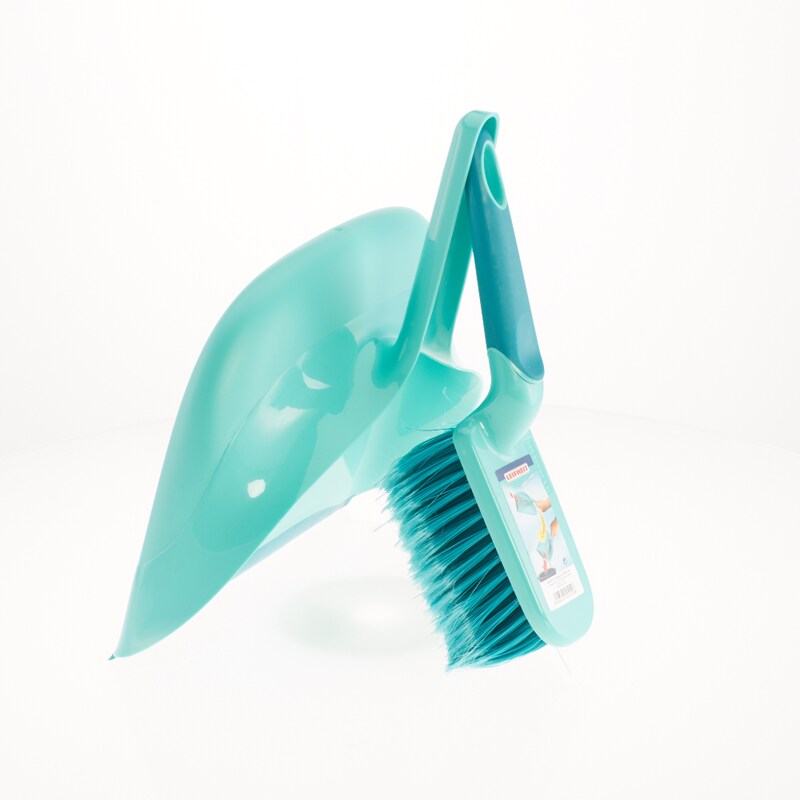 360-Grad-Artikelbild für LEIFHEIT Kehrgarnitur türkis Kunststoff 26,5 cm breit, Artikelnummer 263541