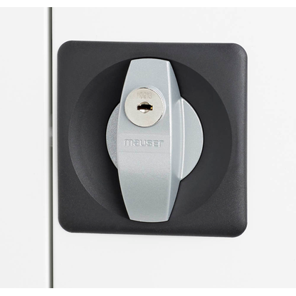 Artikelbild 7 für mauser Stahlschrank entero BF4/22 STG 7035/7035 lichtgrau 5 Fachböden 95,0 x 42,0 x 220,0 cm, aufgebaut, 1 St., Artikelnummer 258994