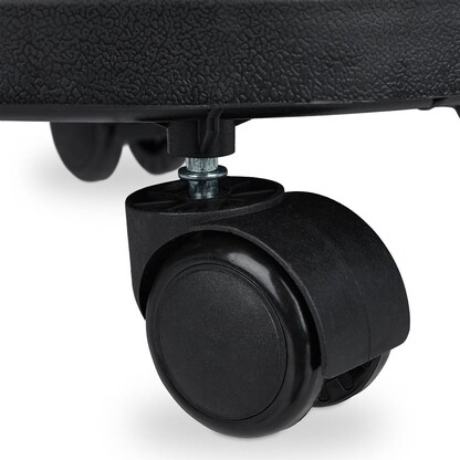 Artikelbild 6 für relaxdays Pflanzenroller Kunststoff, Ø 35,5 cm schwarz rund, 2 St., Artikelnummer 449864