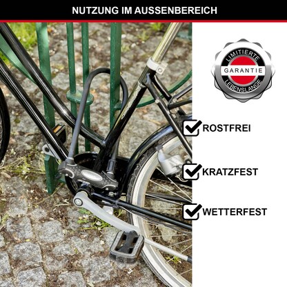 Artikelbild 5 für Master Lock® Fahrradschloss 8285EURDPRO schwarz, 1 St., Artikelnummer 727377