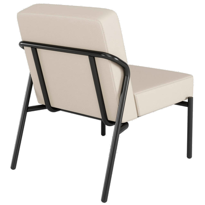 Artikelbild 3 für medso powered by PAPERFLOW Sessel MEDSO S creme schwarz Kunstleder 58,0 x 74,3 x 38,0 cm, 1 St., Artikelnummer 522019