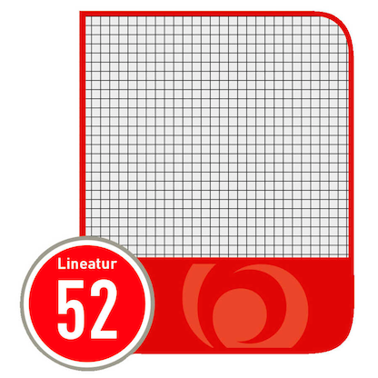 Artikelbild 3 für herlitz Schulheft Lineatur 52 kariert A6 ohne Rand, 32 Blatt, 1 St., Artikelnummer 801526