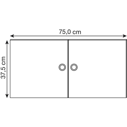 Artikelbild 2 für viasit System4 Türen violettblau 37,5 cm, Artikelnummer 502254