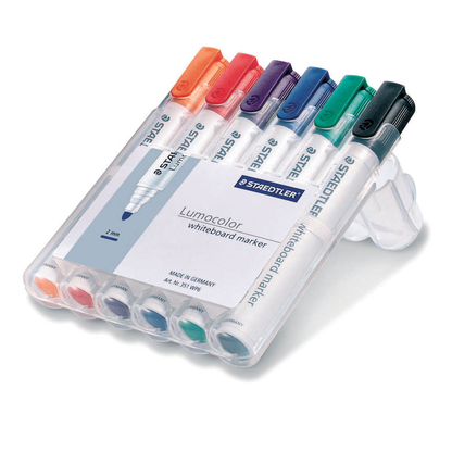 Artikelbild 2 für STAEDTLER Lumocolor Whiteboard-Marker farbsortiert 2,0 mm, 6 St., Artikelnummer 347265