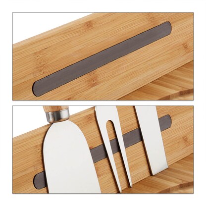 Artikelbild 8 für relaxdays Käse-Set Natur 31,0 x 25,0 cm, 1 Set, Artikelnummer 361537