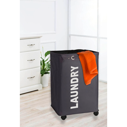 Artikelbild 7 für WENKO Wäschekorb Quadro grau, 1 St., Artikelnummer 531634