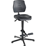 Artikelbild 1 für meychair XXL Arbeitsdrehstuhl W15-25-H-PU-AH2 schwarz, Artikelnummer 180867