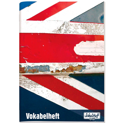 Artikelbild 2 für Häfft® Verlag Vokabelheft Schulstuff Union Jack liniert DIN A5 ohne Rand, 64 Blatt, 1 St., Artikelnummer 370886