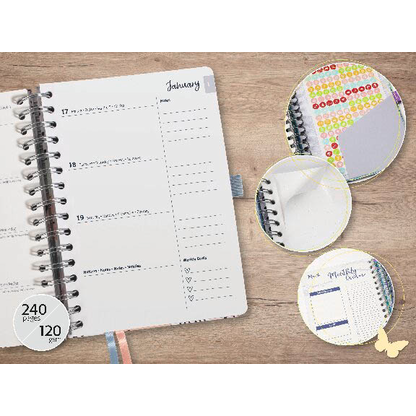 Artikelbild 11 für SIGEL Buchkalender Jolie 2026 Glittery Joy, 1 St., Artikelnummer 568529