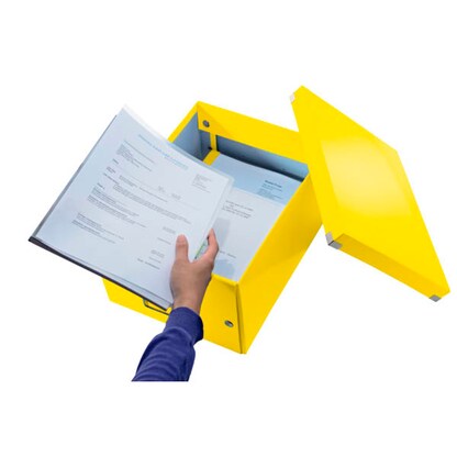 Artikelbild 3 für LEITZ Click & Store Aufbewahrungsbox 16,7 l gelb 28,1 x 36,9 x 20,0 cm, 1 St., Artikelnummer 916837