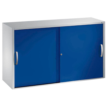 Artikelbild 4 für CP Aufsatz-Schiebetürenschrank C 2000 Acurado, 2045-00 S10088 lichtgrau, enzianblau 1 Fachboden 120,0 x 40,0 x 79,0 cm, Artikelnummer 414789