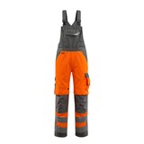 Artikelbild 1 für MASCOT® unisex Warnschutz-Latzhose Newcastle orange, dunkelanthrazit Größe 28, Artikelnummer 761104
