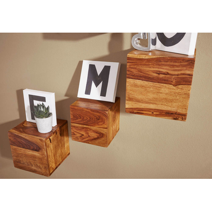 Artikelbild 4 für WOHNLING Wandregal braun 25,0 x 25,0 x 25,0 cm, 1 St., Artikelnummer 540163