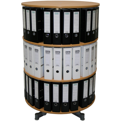 Artikelbild 3 für reef Ordnerdrehsäule buche bis zu 72 Ordner, Komplett drehbar, H: 123,0 cm, Artikelnummer 752857