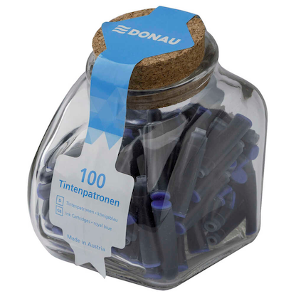 Artikelbild für DONAU Tintenpatronen für Füller königsblau, 100 St., Artikelnummer 693988