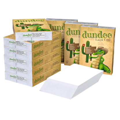 Artikelbild für AKTION: dundee Kopierpapier Laser Copy DIN A4 80 g/qm 10x 500 Blatt, Artikelnummer 122825