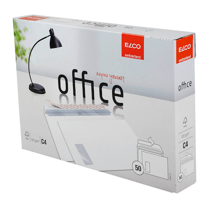 Artikelbild 2 für ELCO Briefumschläge office DIN C4 mit Fenster hochweiß haftklebend 50 St., Artikelnummer 359245