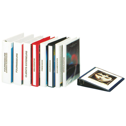 Artikelbild 3 für Esselte Präsentationsringbuch 4-Ringe weiß 8,5 cm DIN A4, 1 St., Artikelnummer 599009