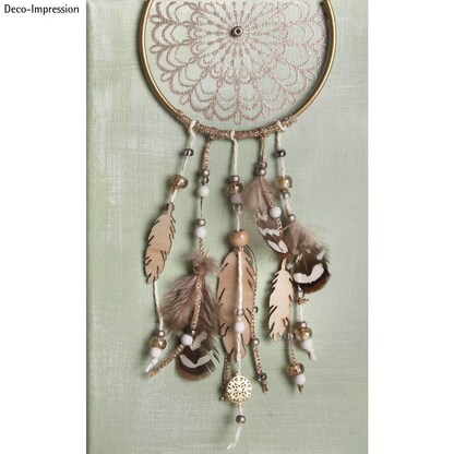 Artikelbild 2 für Rayher Metallringe-Set beschichtet gold Ø 25,0 cm, 10 St., Artikelnummer 356192