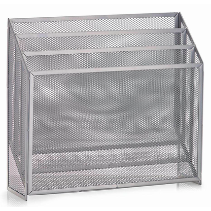 Artikelbild 2 für Zeller Zeitungsständer Mesh 18175 silber Metall, DIN A4, 1 St., Artikelnummer 423444