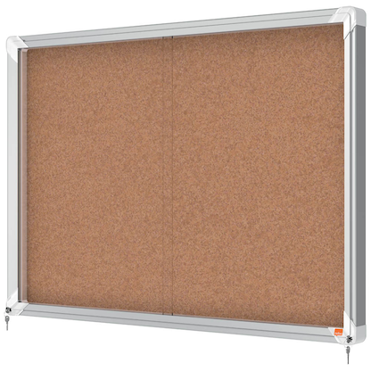 Artikelbild 2 für nobo Schaukasten silber 8x DIN A4 92,5 x 6,3 x 66,8 cm, 1 St., Artikelnummer 311383