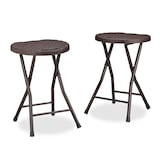 Artikelbild 1 für relaxdays Klapphocker BASTIAN braun, H: 45,0 cm, Artikelnummer 770794