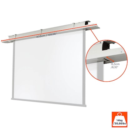 Artikelbild für celexon Leinwand-Deckenhalterung Expert XL 350,0 cm weiß, Artikelnummer 695884