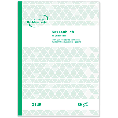 Artikelbild für RNK-Verlag Kassenbericht Formularbuch 3149, 1 St., Artikelnummer 620695