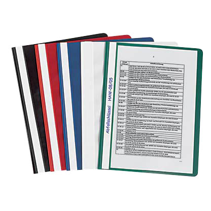 Artikelbild für Schnellhefter Kunststoff farbsortiert DIN A4, 50 St., Artikelnummer 624882