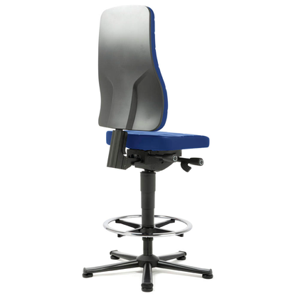 Artikelbild 4 für bimos Arbeitsdrehstuhl All-In-One blau Kunstleder, Artikelnummer 483432