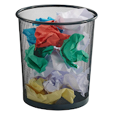 Artikelbild 1 für Zeller Meshline Papierkorb 12,0 l anthrazit, 1 St., Artikelnummer 810994