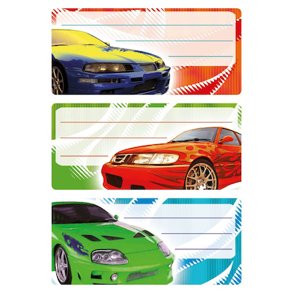 Artikelbild 2 für HERMA Schuletiketten 5599 Tuning, 9 Etiketten, Artikelnummer 601125