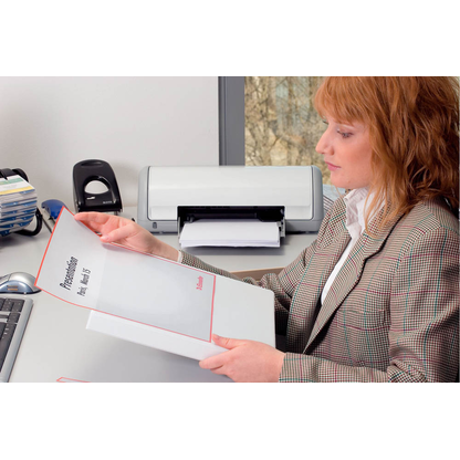 Artikelbild 2 für Esselte Präsentationsringbuch 4-Ringe weiß 8,5 cm DIN A4, 1 St., Artikelnummer 599009