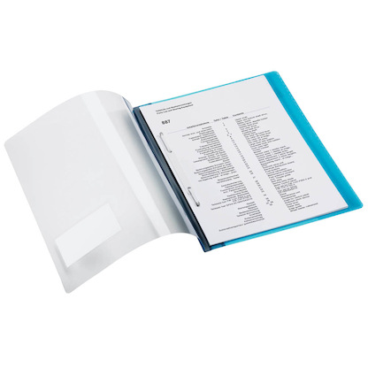 Artikelbild 2 für DURABLE Schnellhefter Kunststoff blau DIN A4 überbreit, 25 St., Artikelnummer 875233