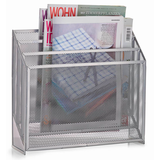 Artikelbild 1 für Zeller Zeitungsständer Mesh 18175 silber Metall, DIN A4, 1 St., Artikelnummer 423444