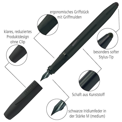 Artikelbild 3 für ONLINE® Nero Patronenfüller schwarz M (mittel), 1 St., Artikelnummer 598305