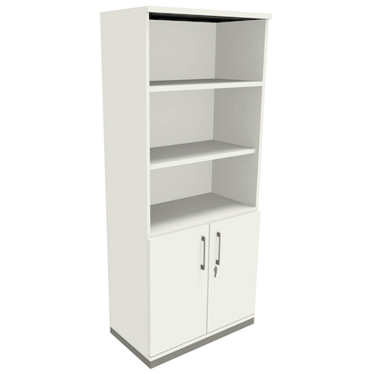 Artikelbild für fm Regalschrank Oldenburg, 4260672331833 weiß 80,0 x 44,2 x 186,9 cm, 1 St., Artikelnummer 510653