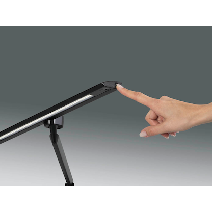 Artikelbild 3 für Hansa LED Zirkon LED Schreibtischlampe schwarz 12 W mit Tischklemme, Artikelnummer 325537