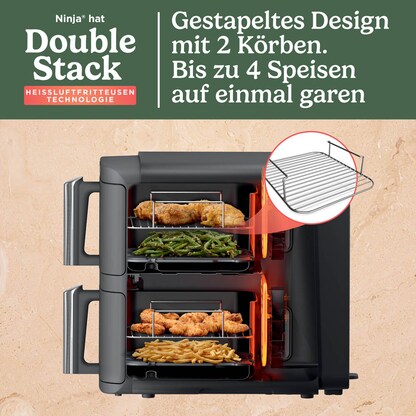 Artikelbild 8 für NINJA® Double Stack XL SL400EU Heißluftfritteuse, Artikelnummer 455697