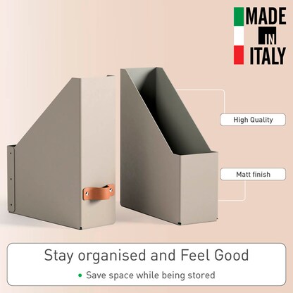 Artikelbild 3 für 2 LEITZ Stehsammler Puro 24710012 beige Karton, DIN A4, Artikelnummer 669758