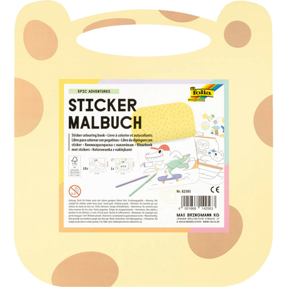Artikelbild 4 für folia ADVENTURE mit Sticker Malbuch, 1 St., Artikelnummer 692762