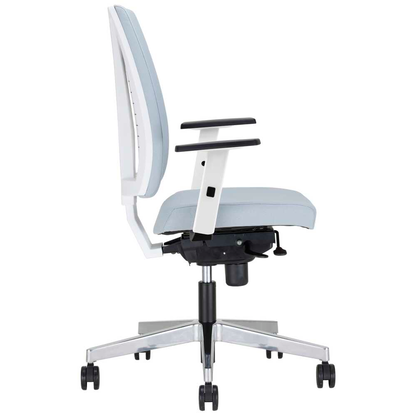 Artikelbild 6 für Nowy Styl Bürostuhl Navigo Stoff grau, Gestell weiß, Artikelnummer 743894