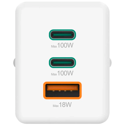 Artikelbild 2 für hama Mini Ladeadapter weiß, 100 Watt, Artikelnummer 755688