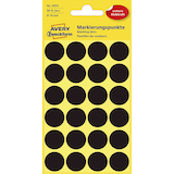 Artikelbild 1 für AVERY Zweckform Klebepunkte 3003 schwarz Ø 18,0 mm, 96 St., Artikelnummer 896105