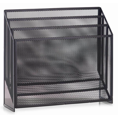 Artikelbild 2 für Zeller Zeitungsständer Mesh 18176 schwarz Metall, DIN A4, 1 St., Artikelnummer 423667